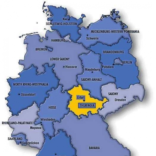 Описание земли Тюрингия ( Freistaat Thüringen )
