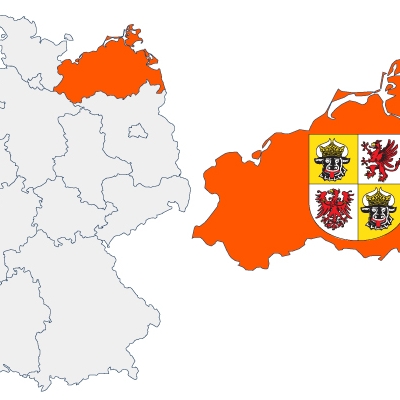 Описание земли  Мекленбург—Передняя Померания (Mecklenburg — Vorpommern)